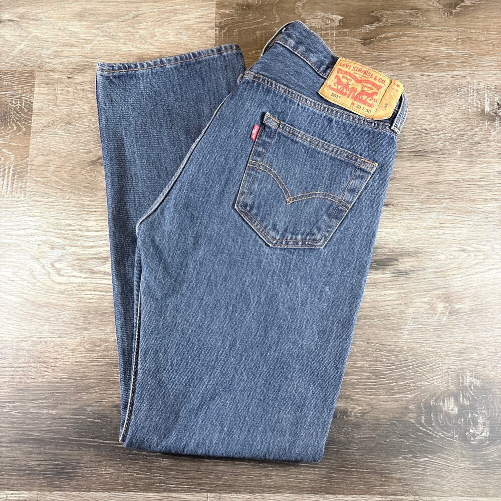 Levi's Strauss 501 Original‎ Men's Jeans Button Fly Size 30 x 30